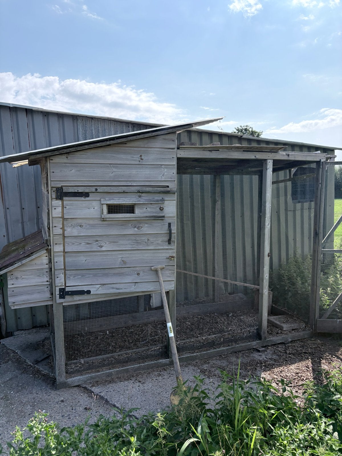 Kippenhok te koop, Dieren en Toebehoren, Pluimvee | Toebehoren, Ophalen, Gebruikt, Kippenhok of Kippenren