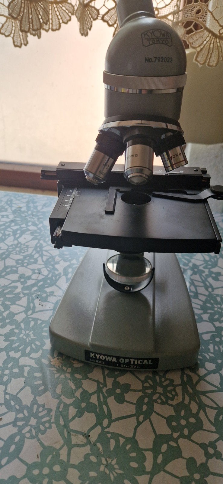 Kyowa Optical Biologische Microscoop - Model LSS-3VC, Ophalen of Verzenden, Gebruikt, 400x tot 1000x, Biologische microscoop