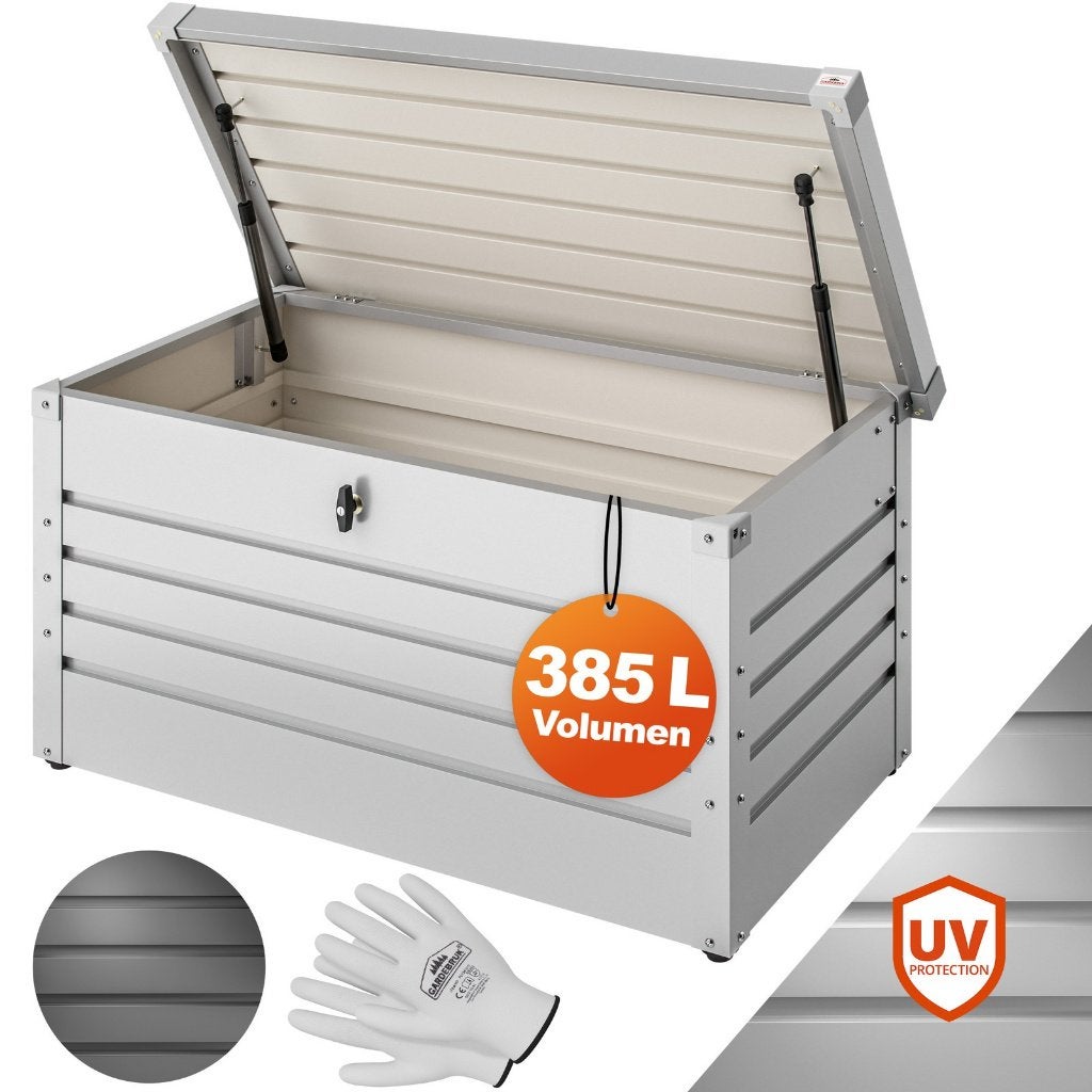 Opbergbox tuinkist tuinkussens metaal 385L GRATIS BEZORGD!, Verzenden, Nieuw, Nvt, Nvt