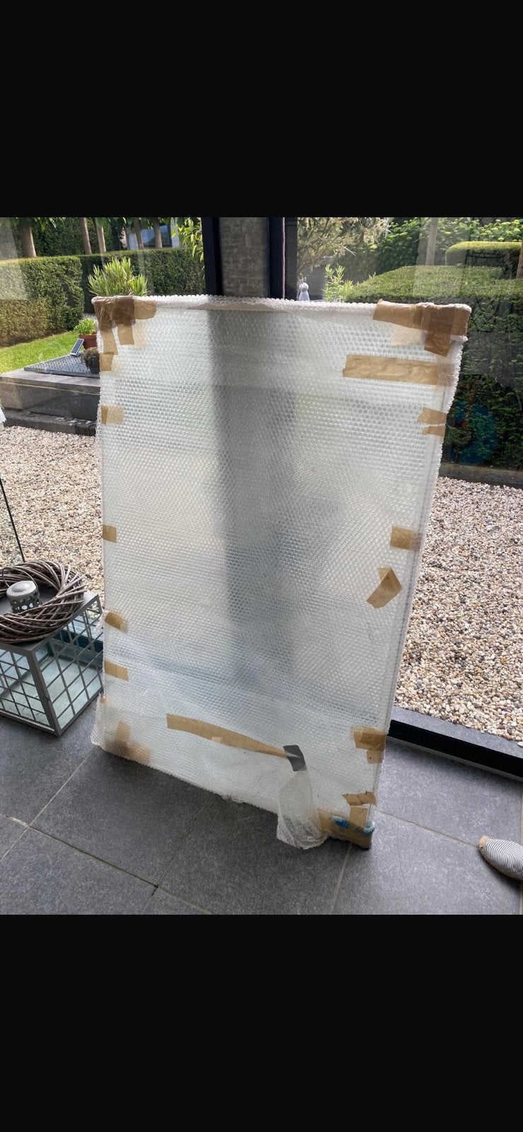 Glazen douche wand, Ophalen, Zo goed als nieuw, Douche
