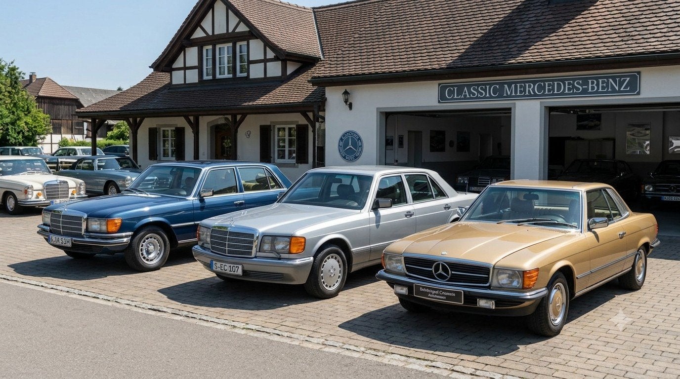 ​GEZOCHT: Mercedes W116, W126 of R/C107 (Liefhebber), Particulier, S-Klasse, Te koop, Benzine