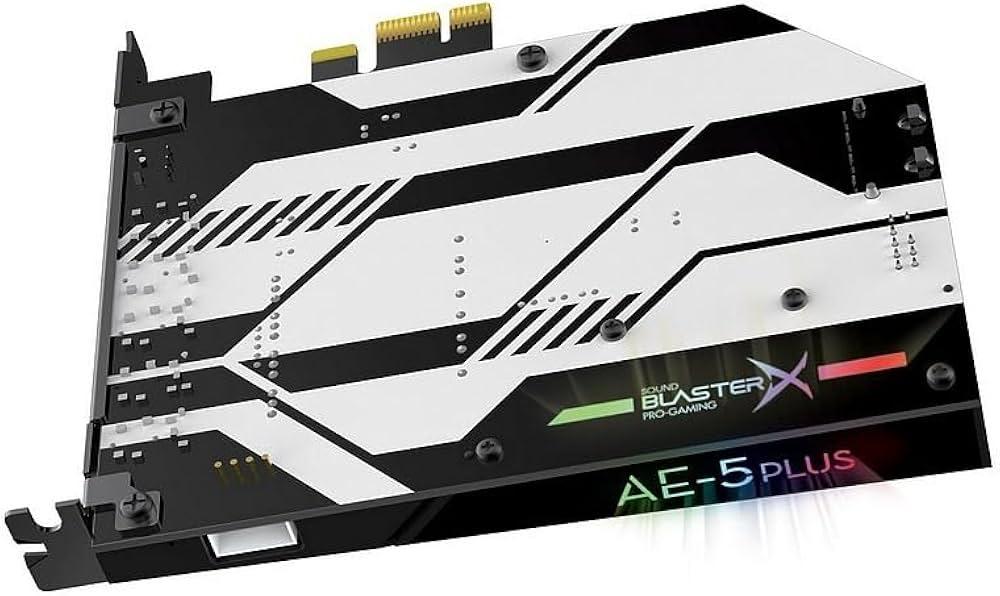 Sound BlasterX AE-5 Plus - Interne Gaming DAC en Amp met RGB, Computers en Software, Ophalen of Verzenden, Zo goed als nieuw, Intern