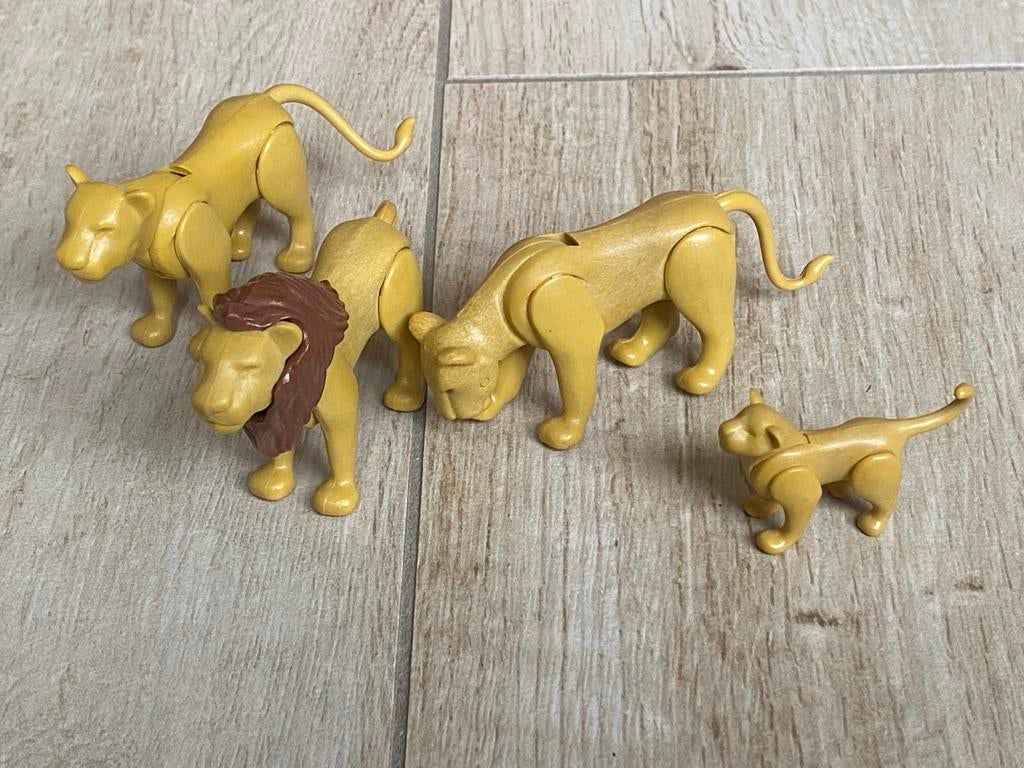 Playmobil vintage set 3515 leeuwenfamilie, Ophalen, Gebruikt
