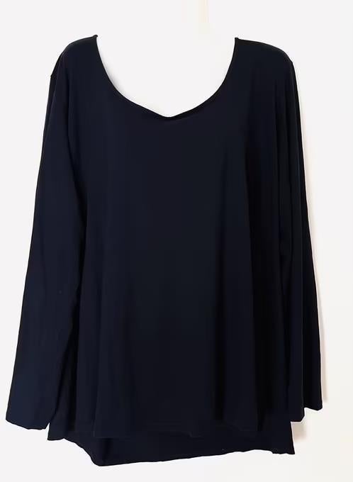 Marina Rinaldi sport shirt maat 50/52[v], Kleding | Dames, Ophalen of Verzenden, Zo goed als nieuw, Blauw, Shirt of Top