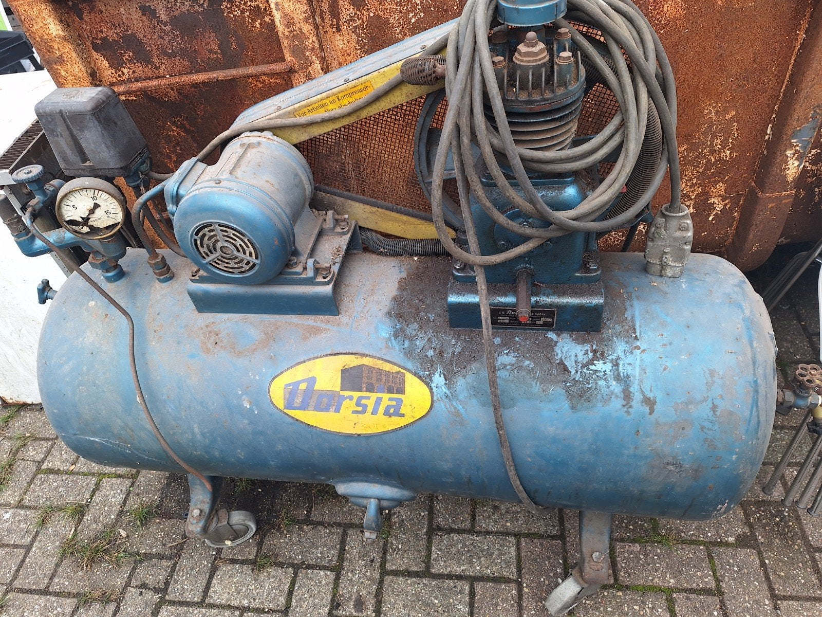 compessor, 100 liter of meer, Ophalen