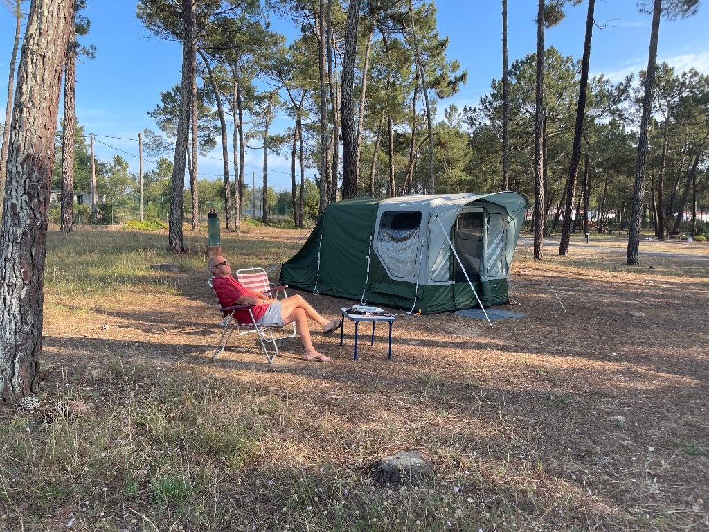 Opblaasbare tent Dometic Borocay FTC 301 Air, Ophalen, Zo goed als nieuw, Tot en met 3