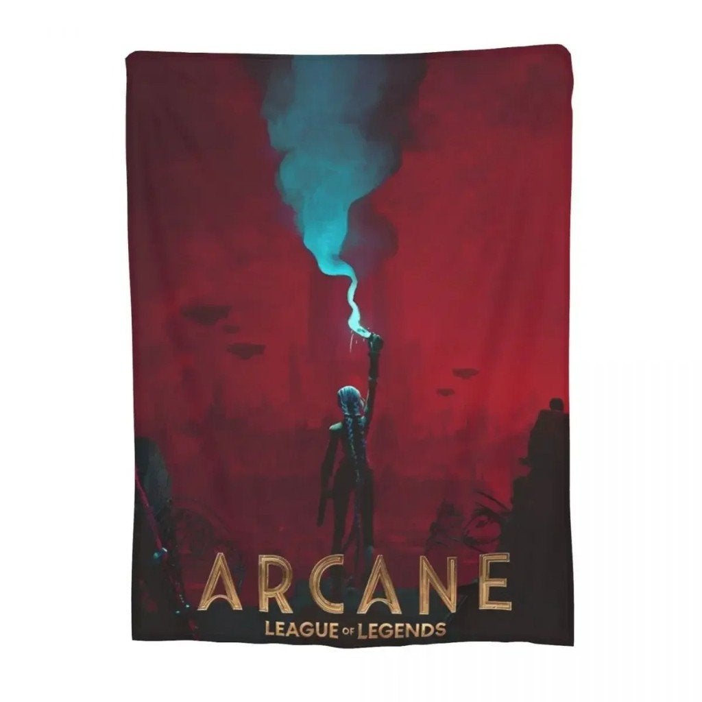 Prachtige zachte pluche deken - Arcane, Ophalen of Verzenden, Nieuw