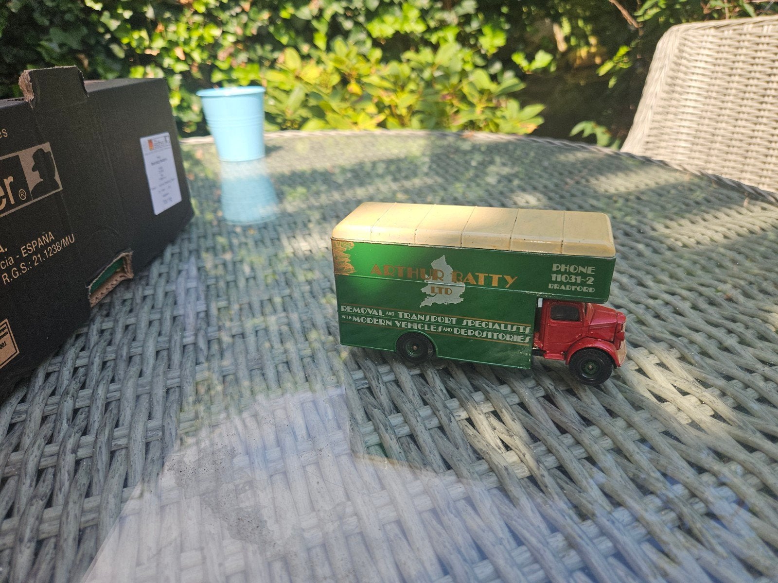 Vintage Matchbox Lesney Arthur R. Witty Ltd. Verhuiswagen, Overige merken, Gebruikt, 1:50 of kleiner, Ophalen of Verzenden