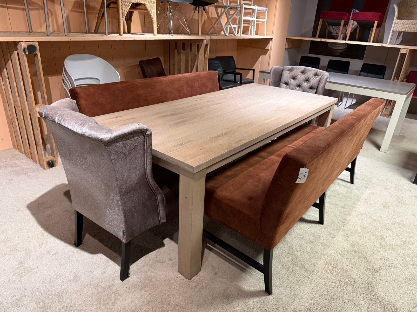 Eetkamer banken, stoel en tafel, ., KO-X, Minder dan 4 stoelen, Ophalen of Verzenden