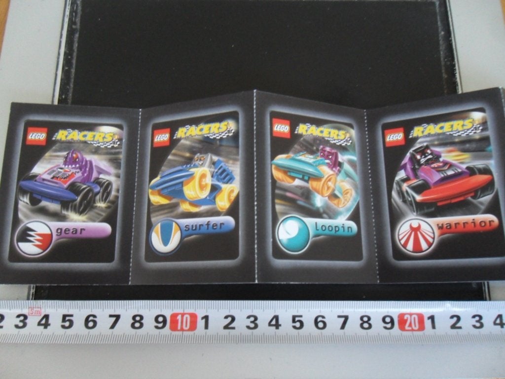 sticker  set LEGO RACERS  compleet  set, Ophalen of Verzenden, Zo goed als nieuw