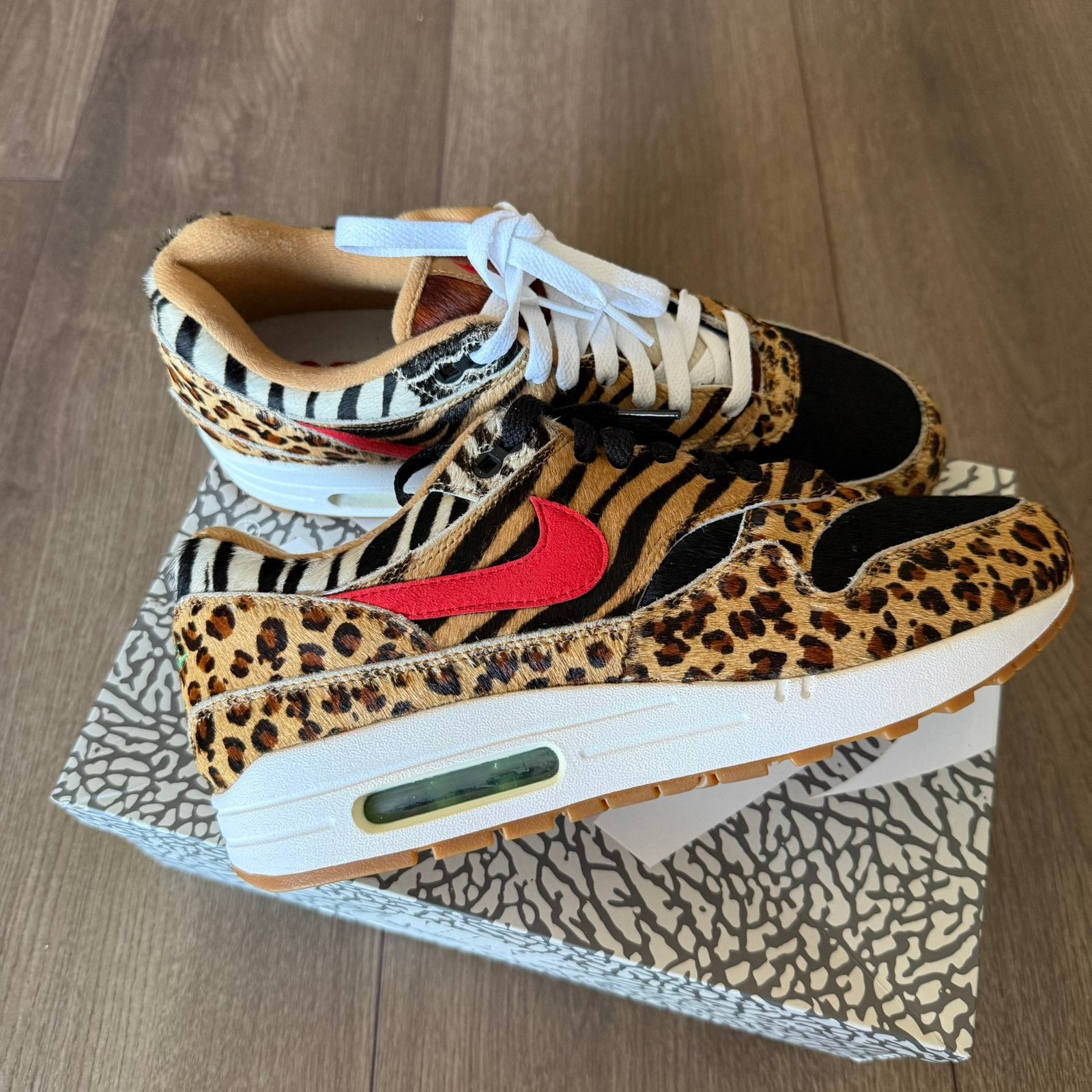 Nike air max 1 atmos animal pack 2.0 maat 43, Overige kleuren, Nieuw, Ophalen of Verzenden, Sneakers of Gympen