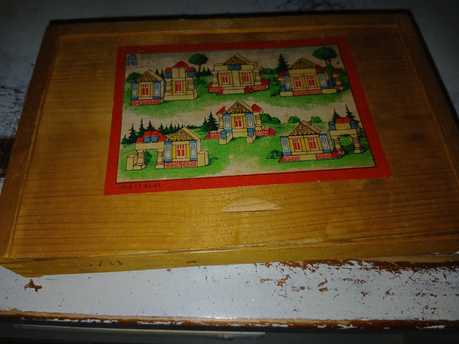 Oude blokkendoos/bouwblokken, Ophalen of Verzenden