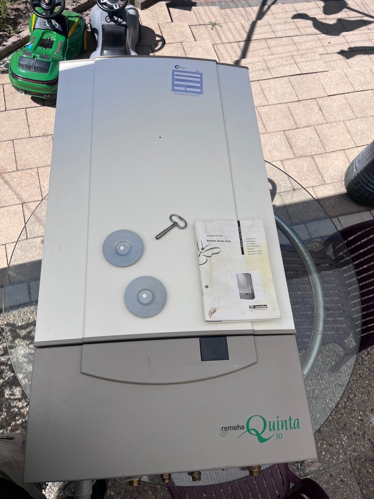 Remeha Quinta cv ketel, Ophalen, Gebruikt, 20 tot 100 liter, Aardgas