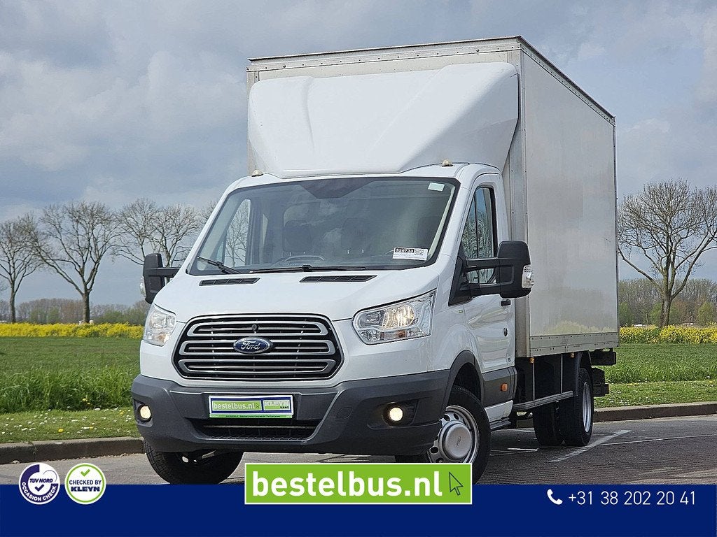 FORD TRANSIT 2.0 bakwagen laadklep, Auto's, Bestelauto's, Gebruikt, Euro 6, Wit, 170 pk