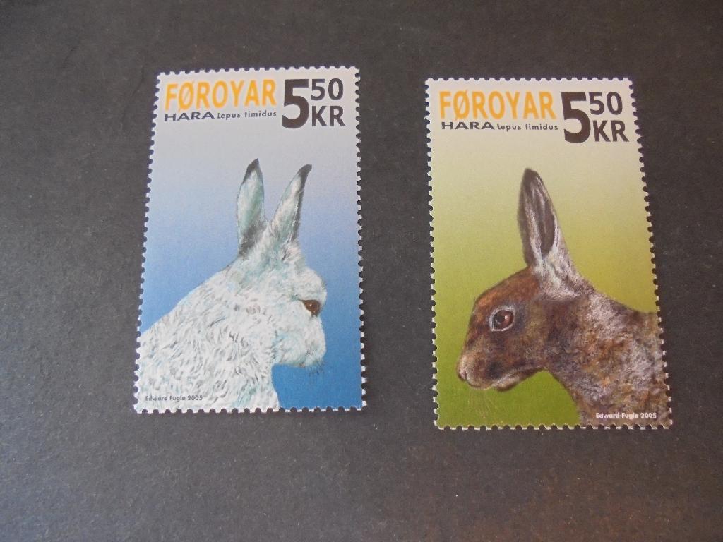 Faroer Mi:526/527 postfris, Verzenden, Denemarken, Postfris