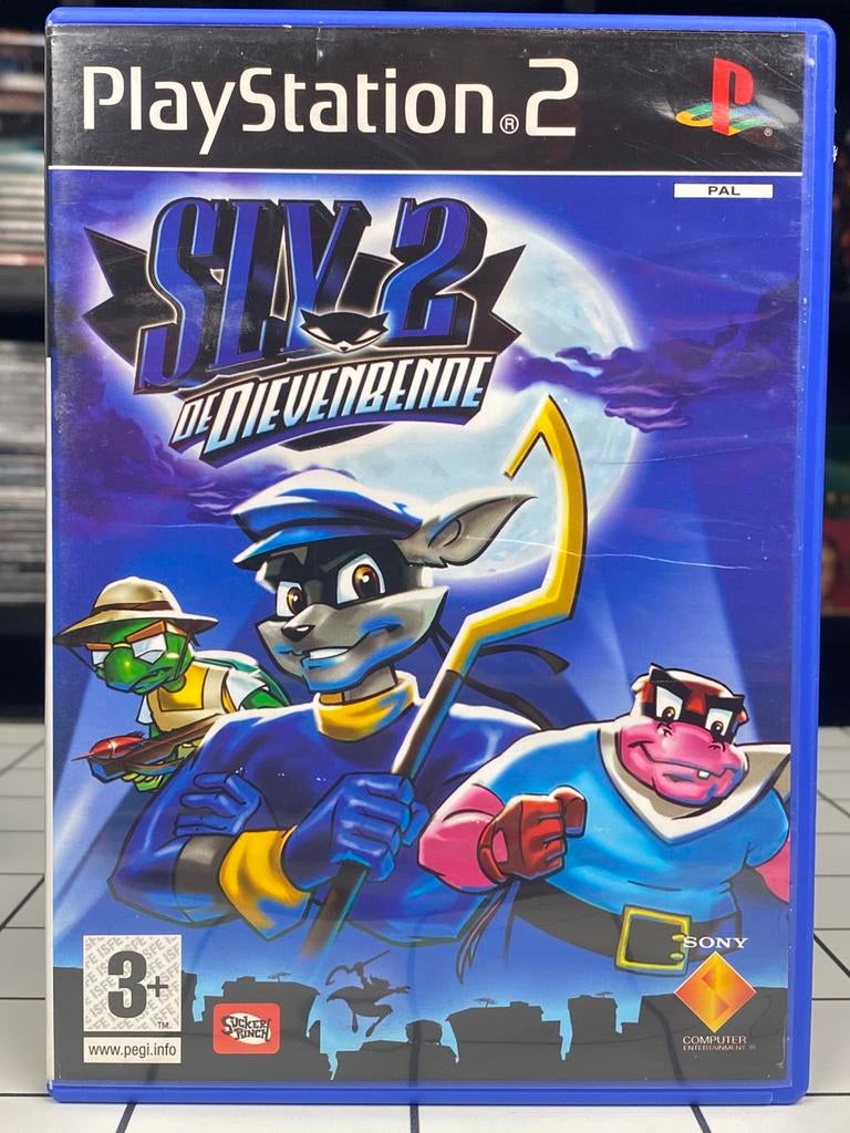 Sly 2 Band of Thieves - PS2 PlayStation 2 Game - CIB, Avontuur en Actie, Gebruikt, Sucker Punch, Sony Computer Entertainment, Ophalen of Verzenden