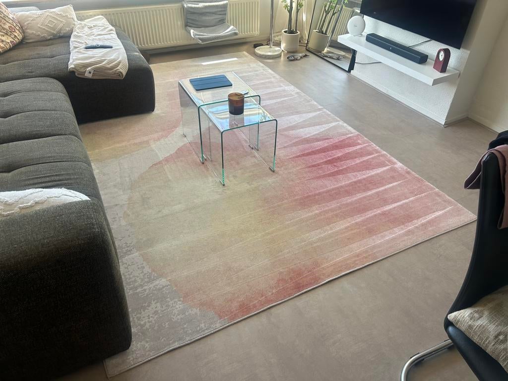 Vloerkleed 200x300, Ophalen, Overige kleuren, 200 cm of meer, Zo goed als nieuw