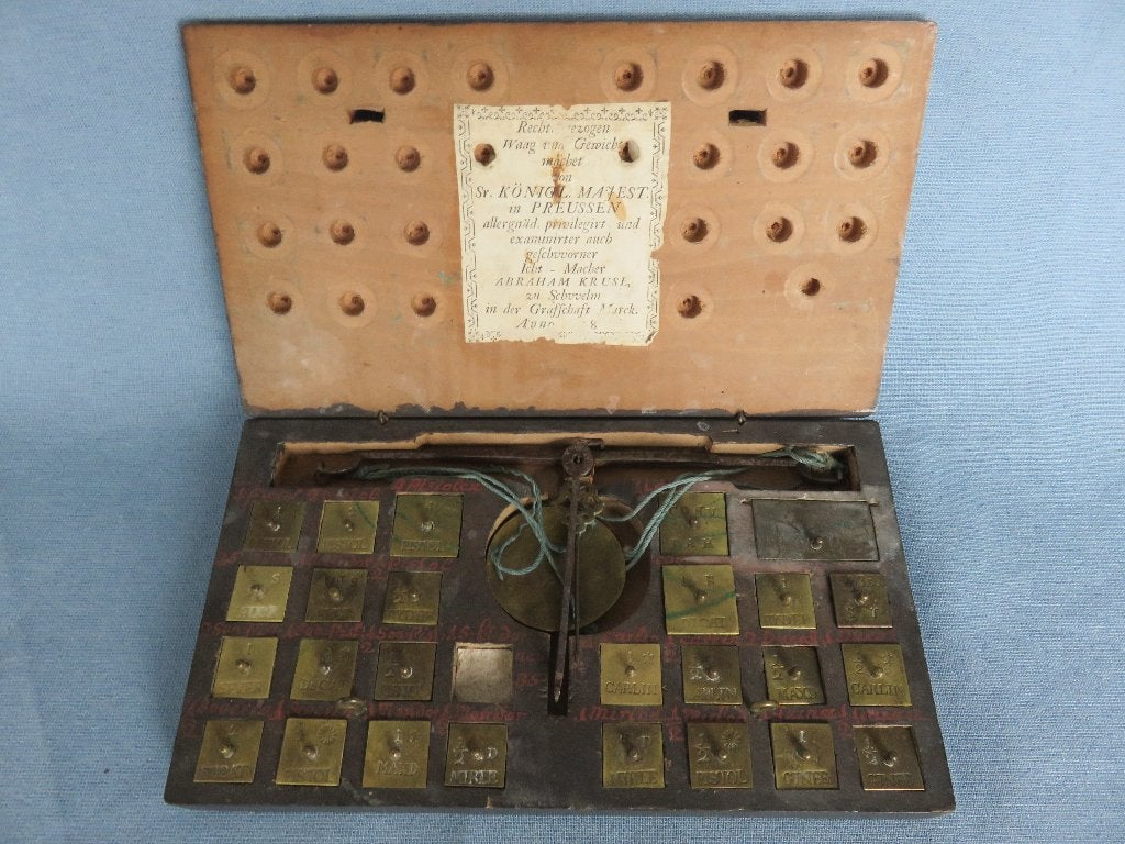 Muntgewichtendoos - Duitsland Schuvelm – ca. 1800, Ophalen of Verzenden