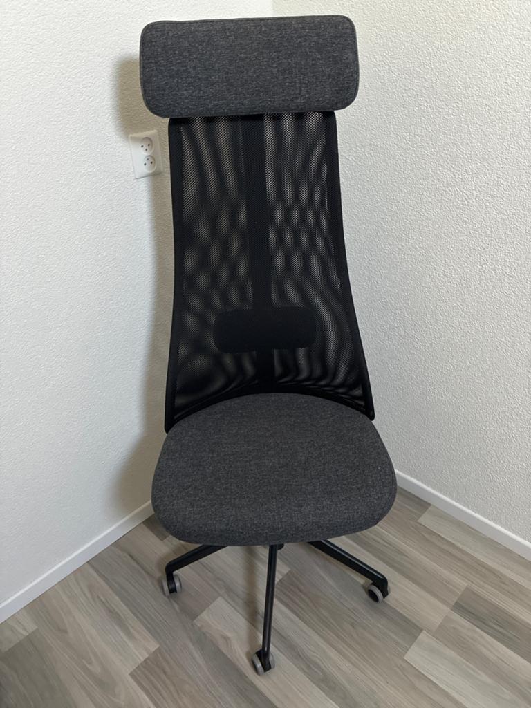 IKEA bureaustoel - Ergonomisch en comfortabel, Huis en Inrichting, Ophalen, Zwart, Zo goed als nieuw, Bureaustoel
