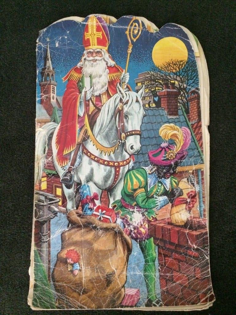 Oud liedjes boek Sinterklaas en zwarte Piet, Diversen, Ophalen of Verzenden, Gebruikt