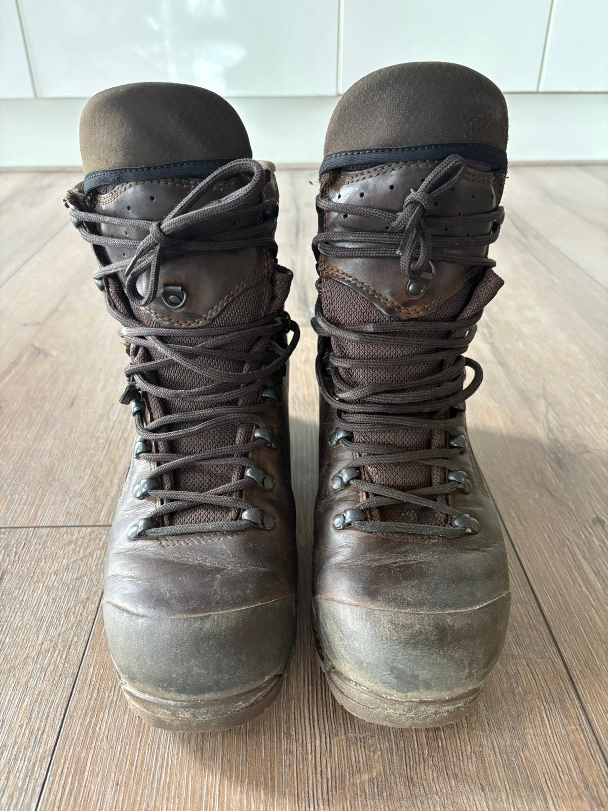 Meindl wandelschoenen / bergschoenen bruin / maat 41,5, Ophalen of Verzenden, Gebruikt, Schoenen