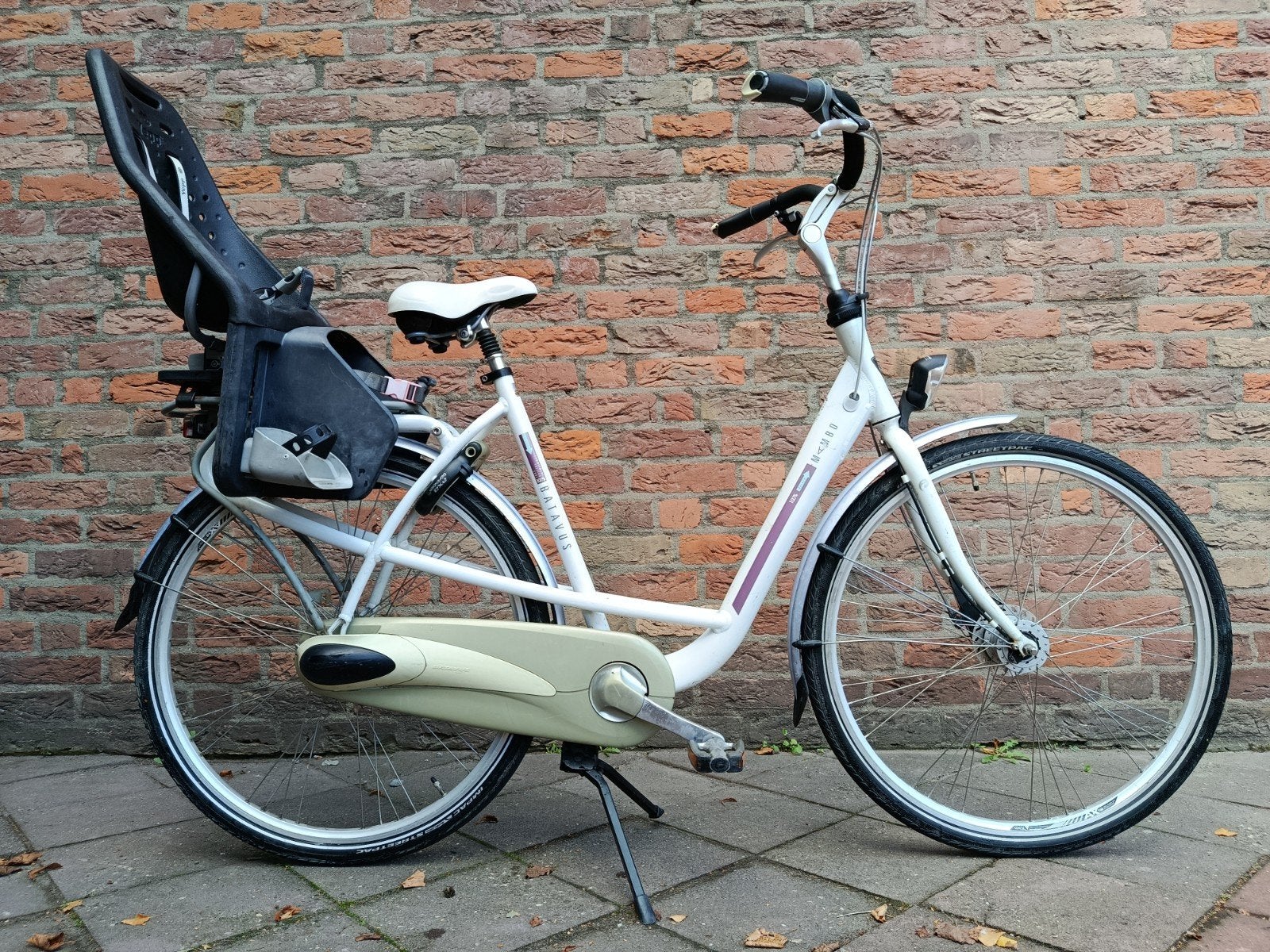 Moederfiets Batavus Mambo 7 versnellingen slot  kinderzitje, Ophalen, 53 tot 56 cm, Batavus, Zo goed als nieuw