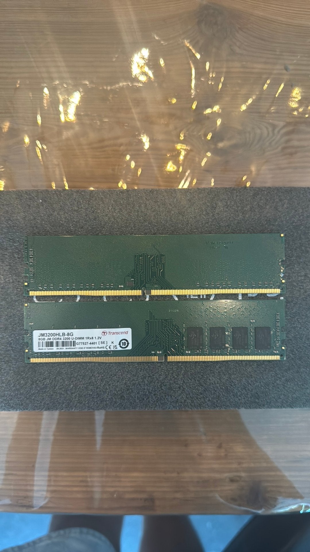 Transcend 16GB DDR4 3200MHz RAM (2x8GB), Verzenden, DDR4, Zo goed als nieuw, Desktop