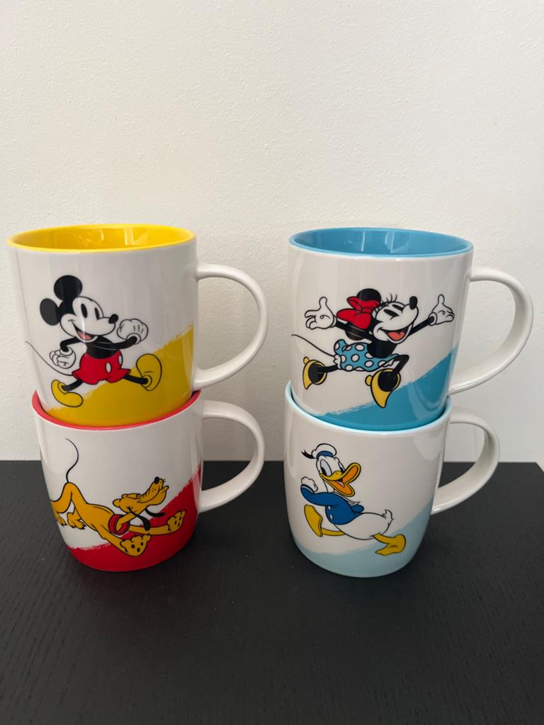 Mickey en vrienden mokken - Zo goed als nieuw, Disney, Meerkleurig, Nvr, Ophalen of Verzenden