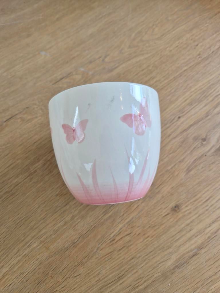 Vlinder bloempot, Ophalen, Gebruikt, Rond, Balkon