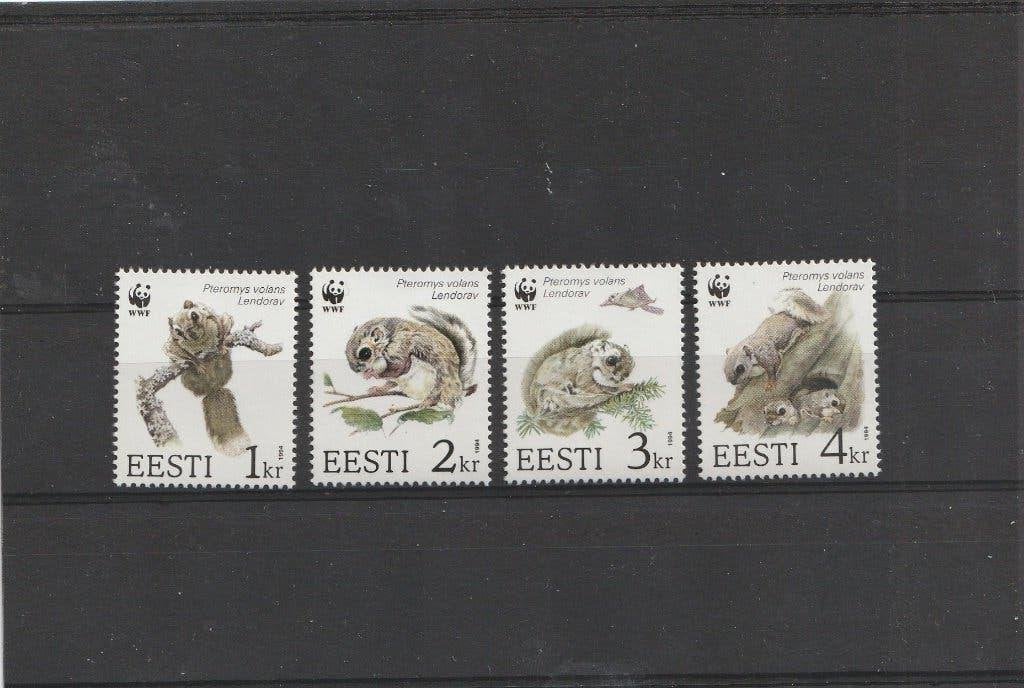 Estland Vliegende Eekhoorn (MP187), Verzenden, Postfris, Dier of Natuur