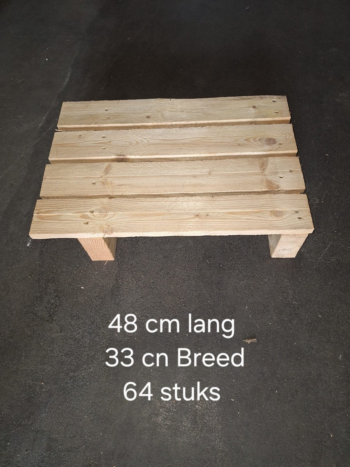 Pallets, Ophalen, Gebruikt