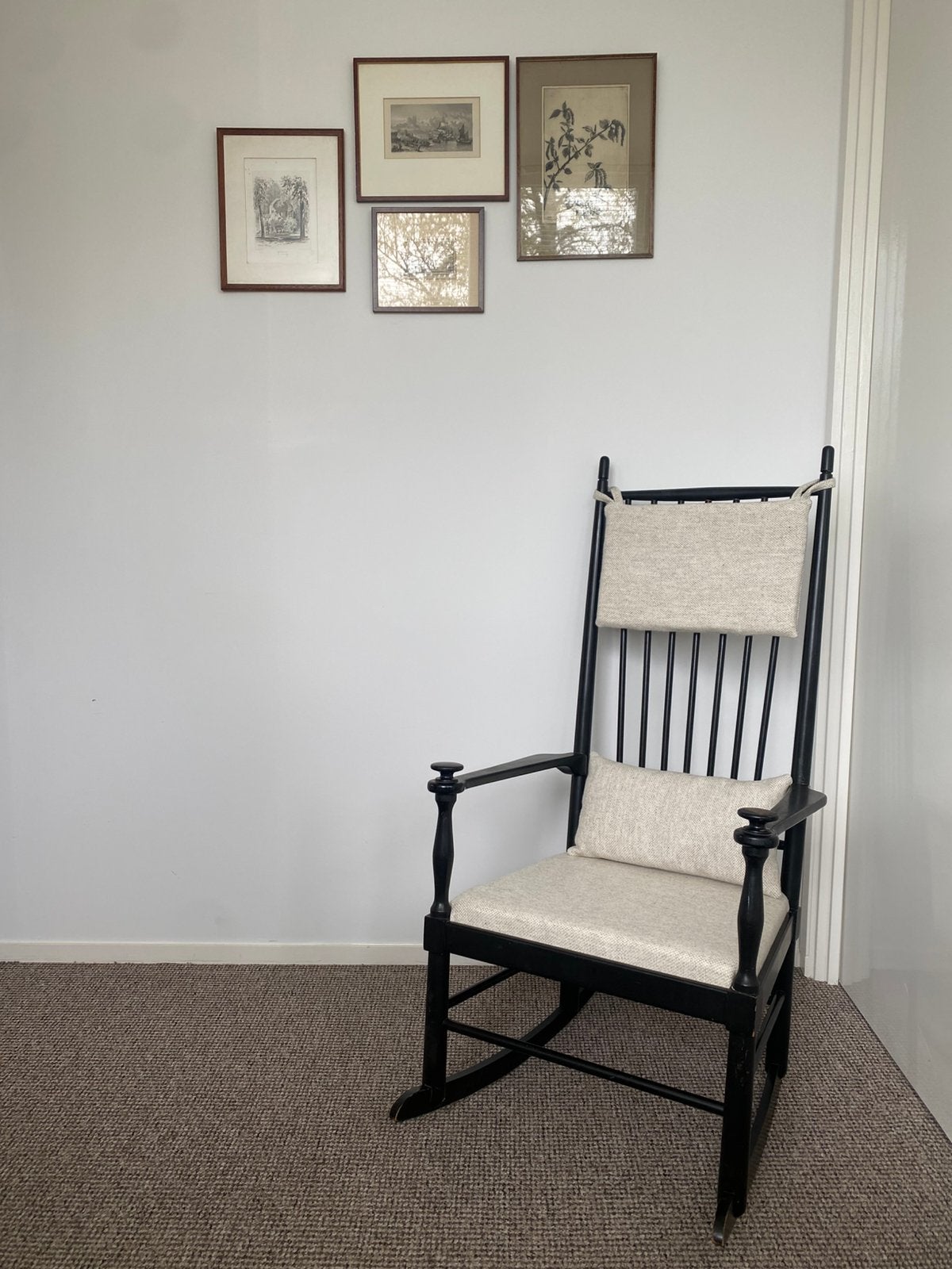 Vintage design Gemla schommelstoel, Ophalen of Verzenden, Zo goed als nieuw, 50 tot 75 cm