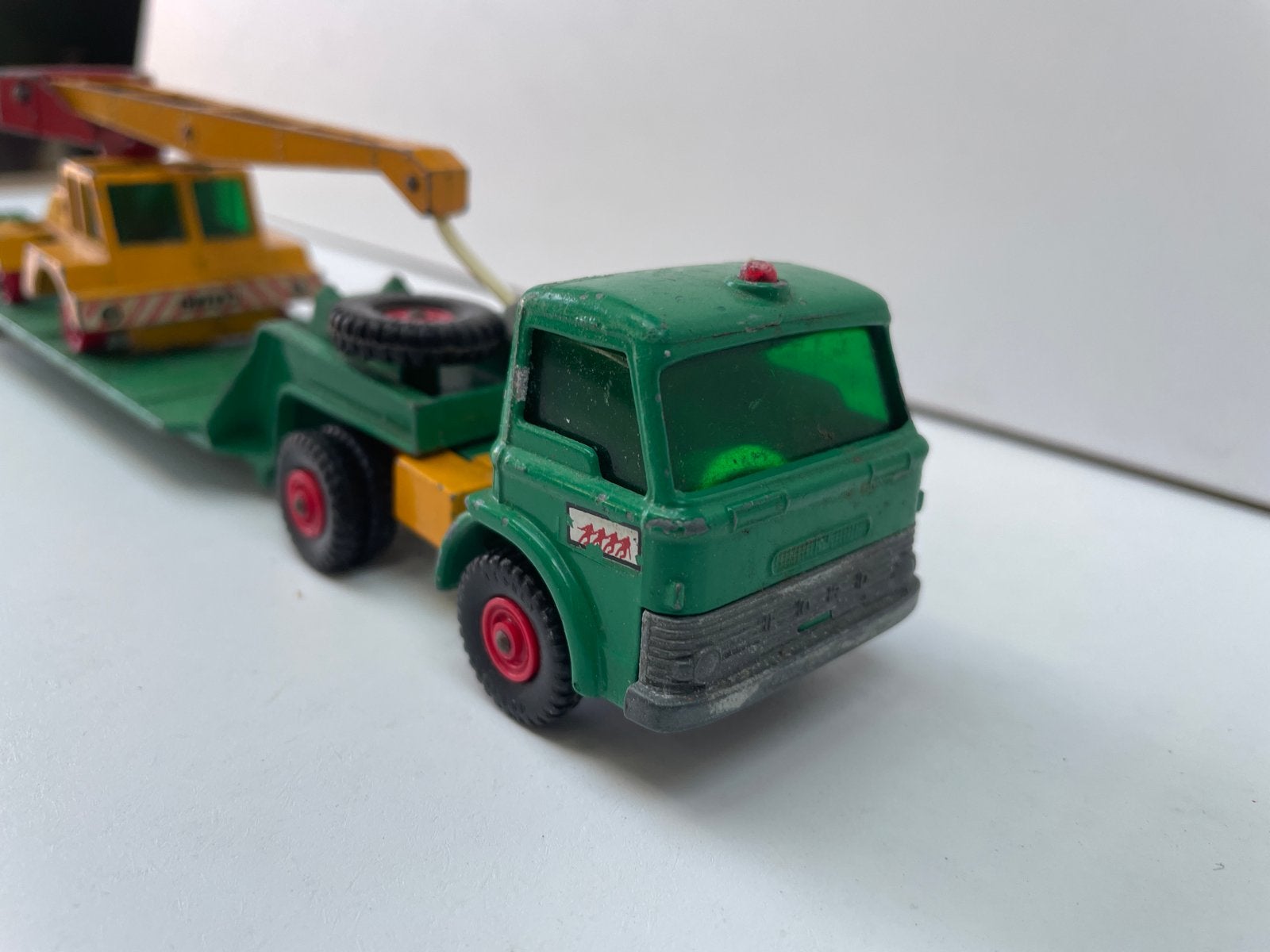 Vintage Matchbox King Size K-17 Dyson Low Loader & K-14 Kraa, Hobby en Vrije tijd, Modelauto's | 1:43, Ophalen of Verzenden, Gebruikt