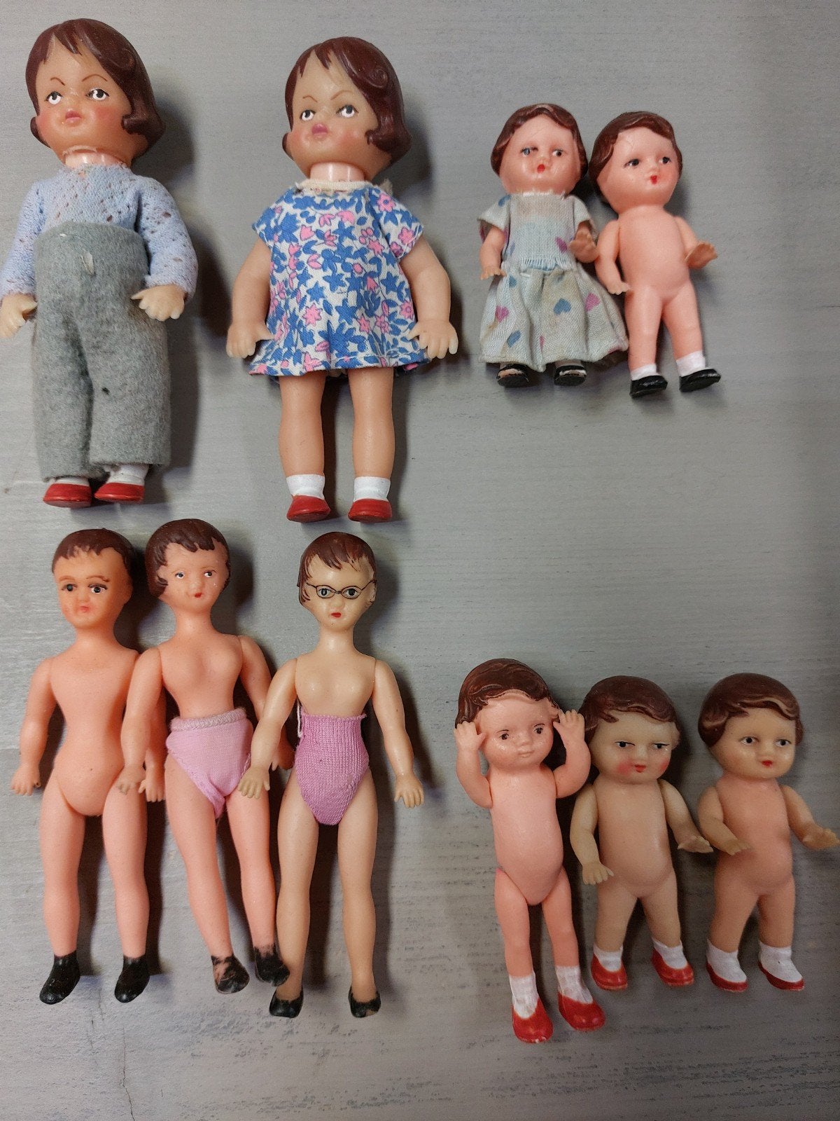 10 vintage Ari popjes, Ophalen of Verzenden