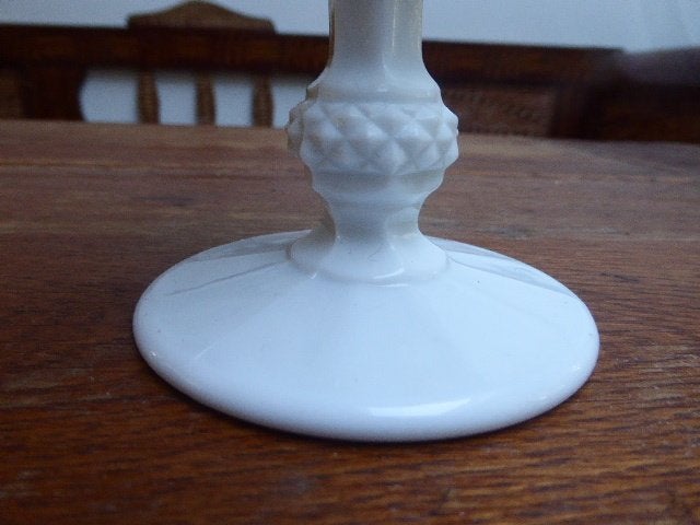 Vintage opaline coupe/kelk in wit, 16 cm., Ophalen of Verzenden