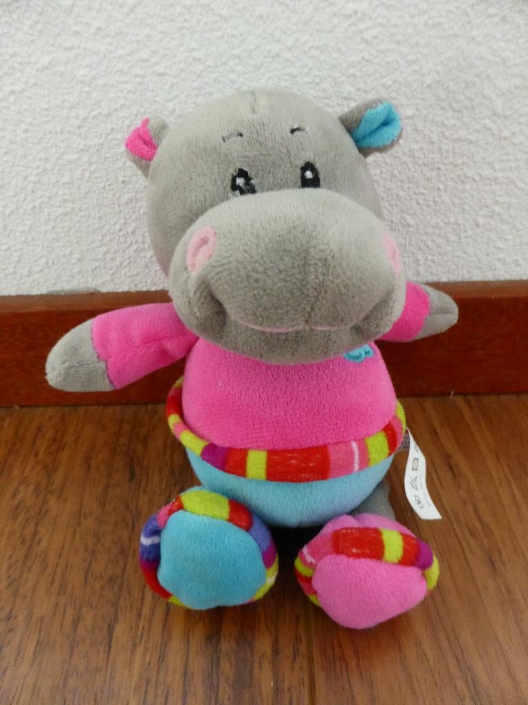 Nijlpaard Toi Toys (P), Kinderen en Baby's, Speelgoed | Knuffels en Pluche, Ophalen of Verzenden, Zo goed als nieuw, Overige typen