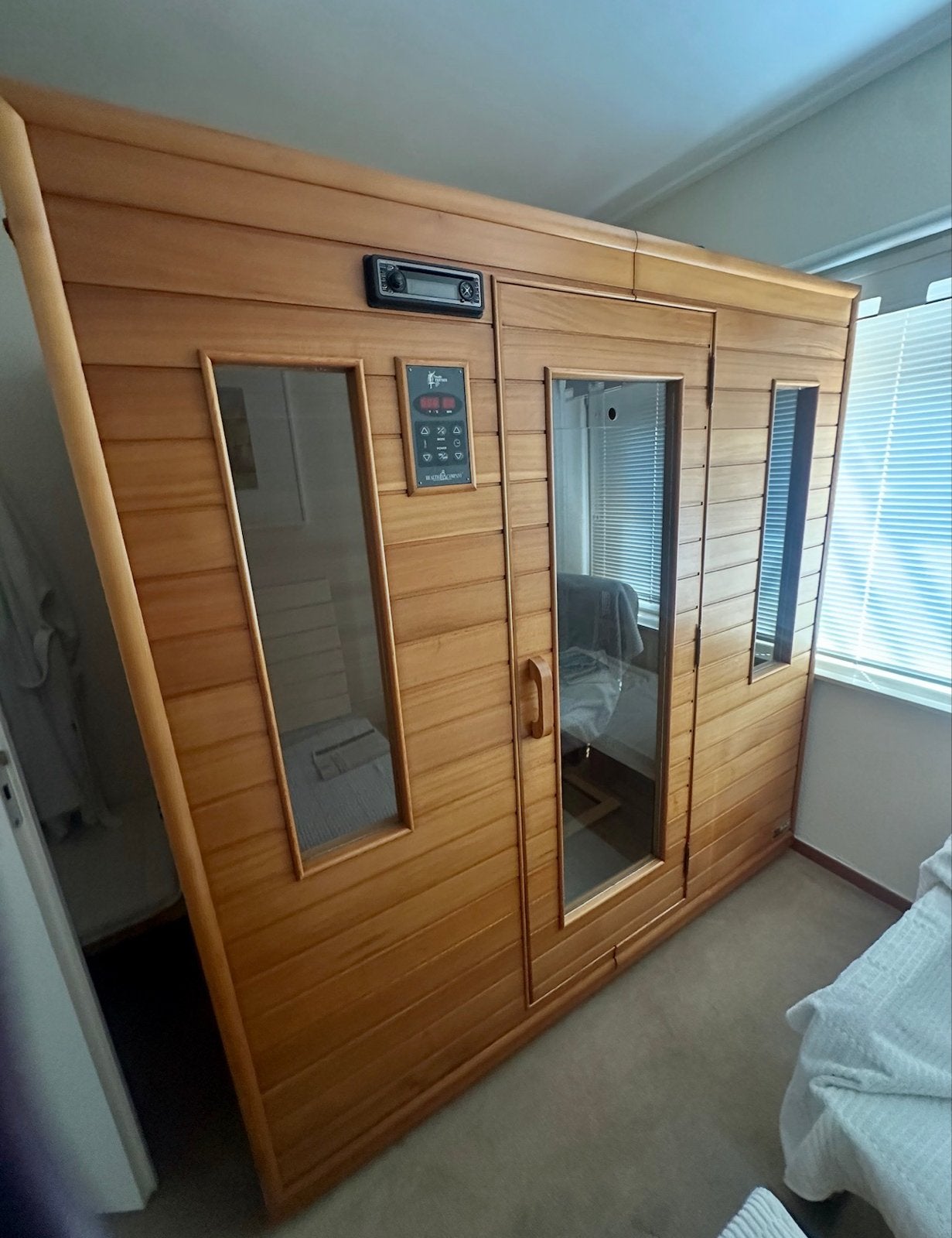 Twee nette infrarood sauna's / infraroodcabines te koop!, Ophalen, Gebruikt, Infrarood, Complete sauna