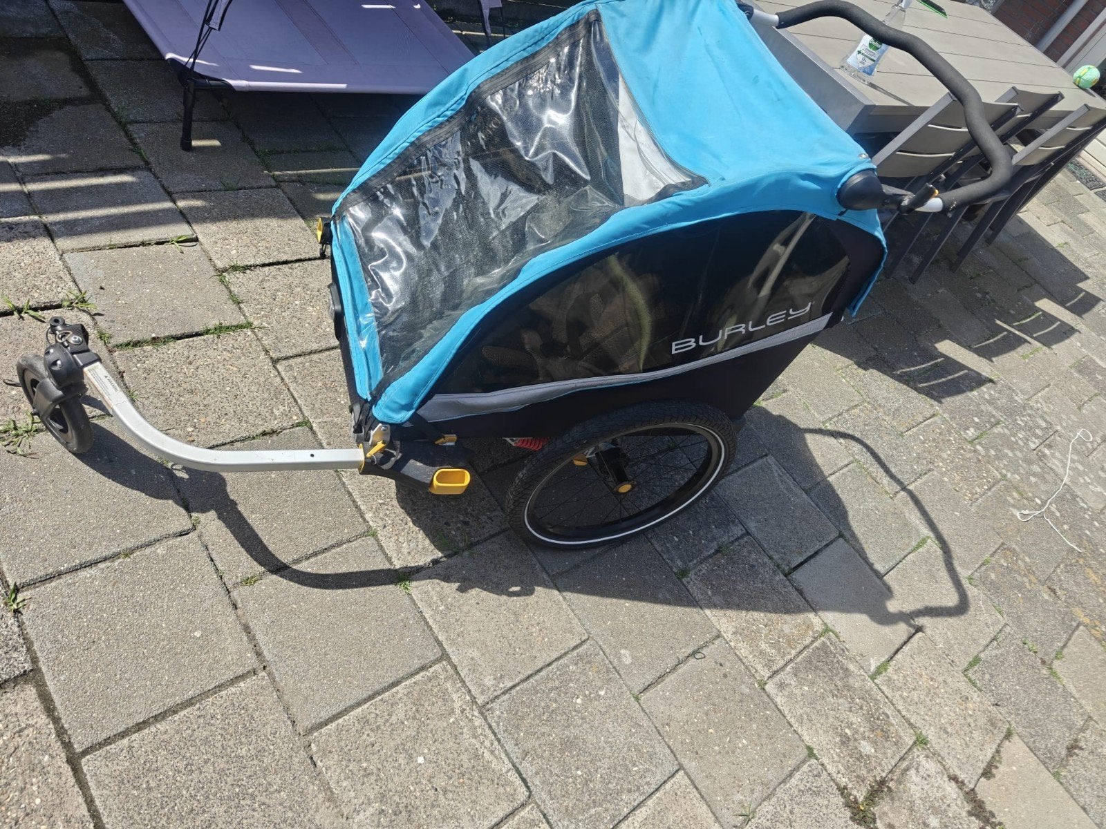 Burley D'Lite X Kinderkar - Zo goed als nieuw, Fietsen en Brommers, Fietsaccessoires | Aanhangers en Karren, Ophalen, Gebruikt
