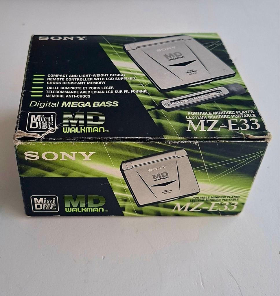 Sony MZ-E33 Minidisc speler, Audio, Tv en Foto, Ophalen of Verzenden, Minidisc-speler