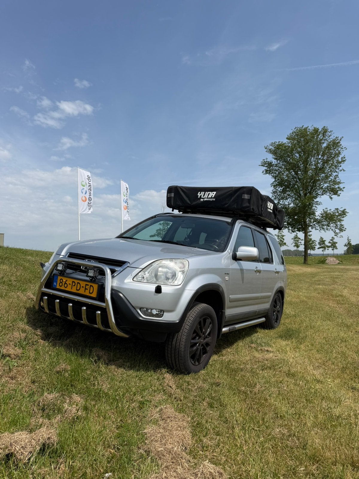 Honda CR-V - Daktent YUNA SHEEPIE 2.0 160, Automaat, 1998 cc, Zwart, 4 cilinders