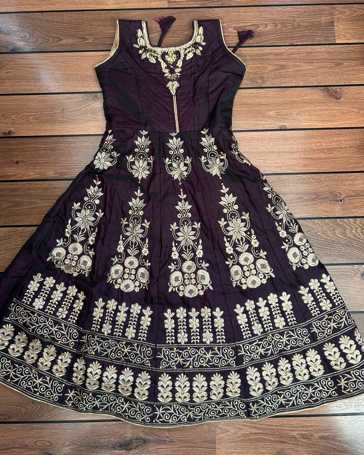 Indiaase jurk meisjes, Kleding | Dames, Overige typen, Paars, Ophalen of Verzenden, Zo goed als nieuw