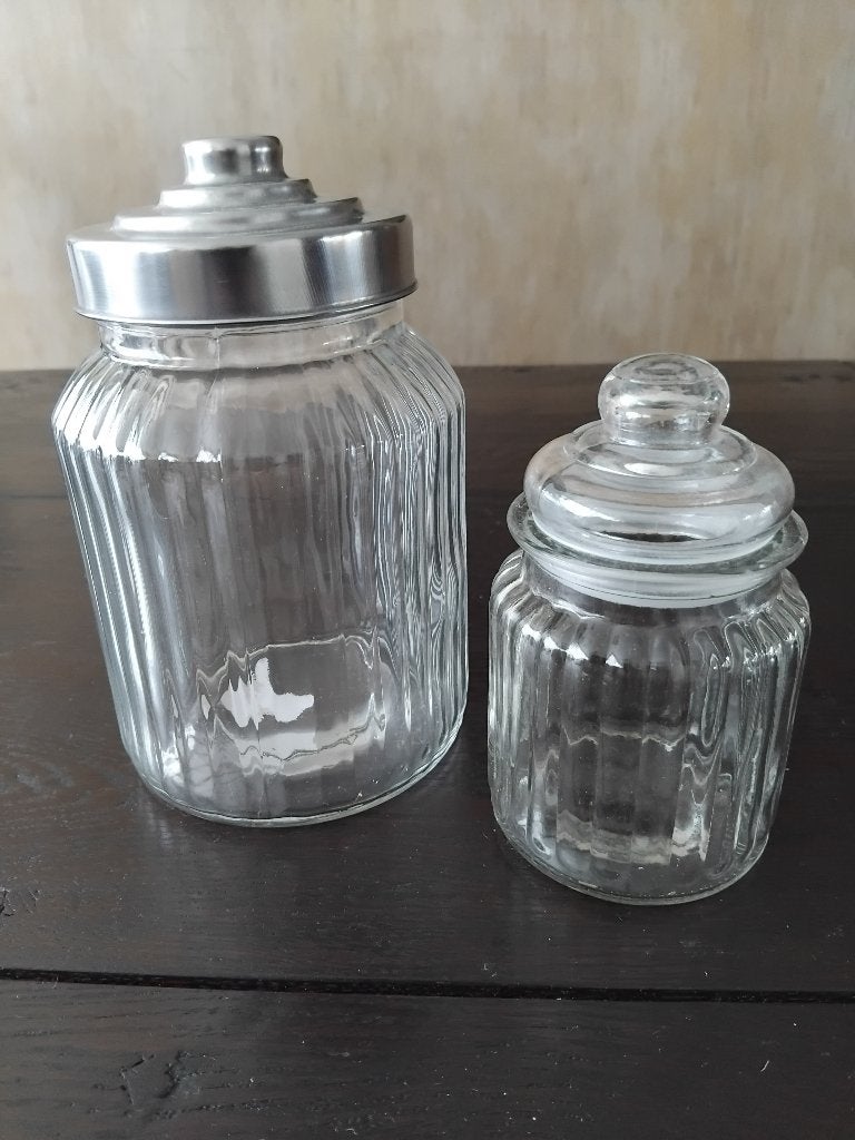 Voorraadpotten, Huis en Inrichting, Ophalen of Verzenden, Nieuw, Glas, Pot, Bus of Blik