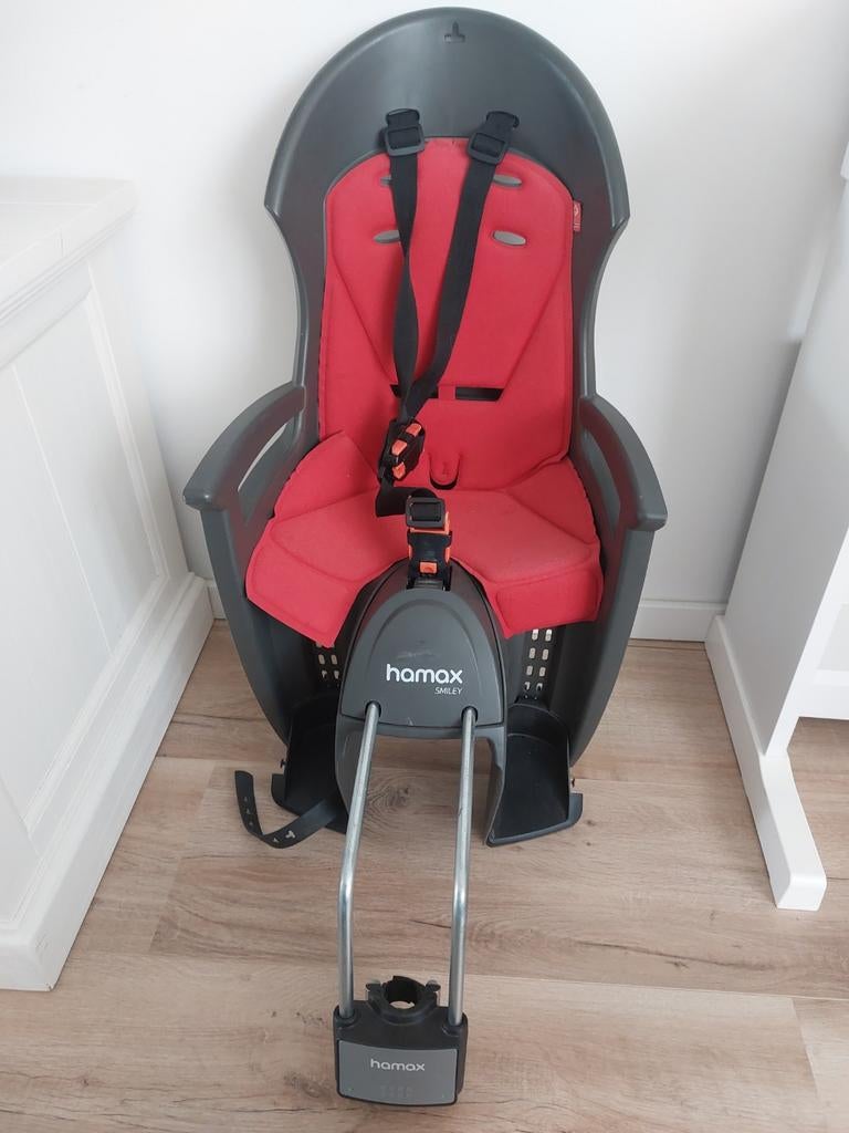 Hamax Siesta Achterzitje - Rood/Grijs, Achterzitje, 9 t/m 18 kg, Ophalen of Verzenden, Hamax