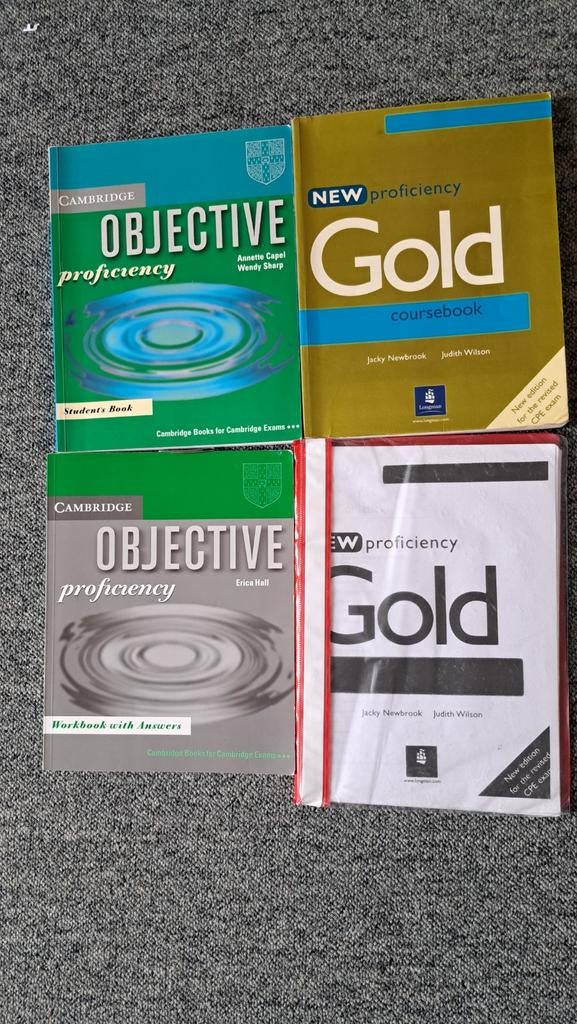 Cambridge Objective Proficiency en New Proficiency Gold, Boeken, Studieboeken en Cursussen, Ophalen of Verzenden
