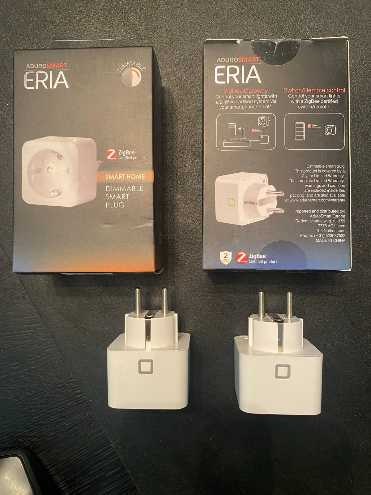 AduroSmart ERIA Zigbee Dimbare Smart Plugs (2 stuks), Huis en Inrichting, Woonaccessoires | Overige, Zo goed als nieuw, Kunststof