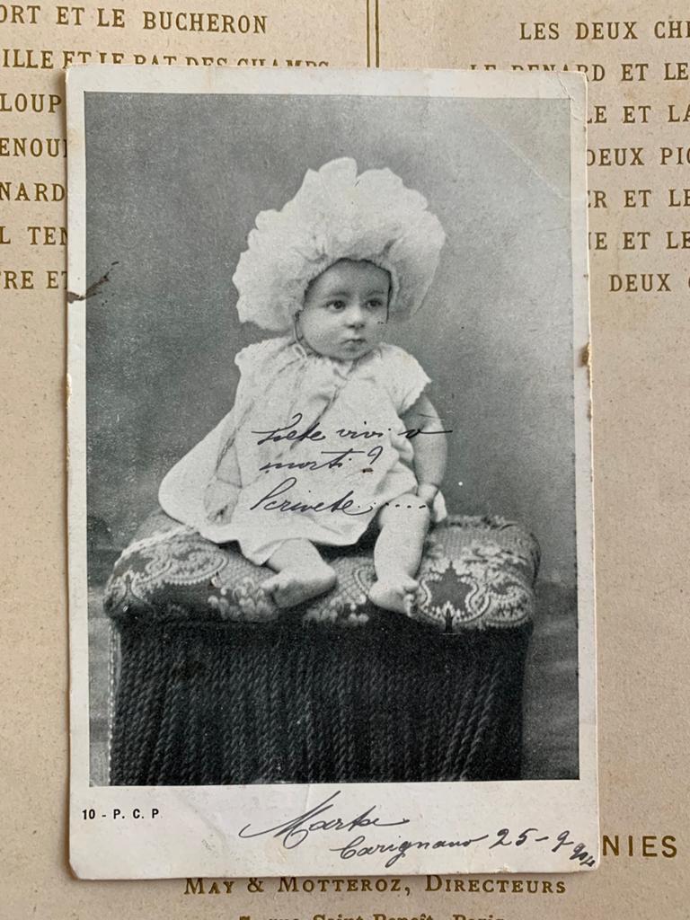 25-9-1904 Baby (IT), Verzamelen, Ansichtkaarten | Themakaarten, Ophalen of Verzenden, Voor 1920, Gelopen, Kinderen