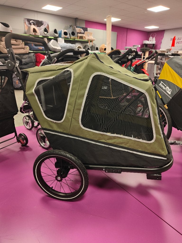 Flamingo Jodie fietskar/buggy €249,95, Flamingo, Ophalen, Nieuw, Hondenfietskar
