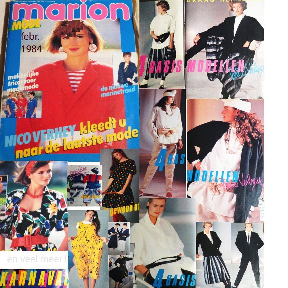 3 x Marion jaren 80   januari - februari en april uit 1984, Ophalen of Verzenden, Zo goed als nieuw, Vrouw, Marion