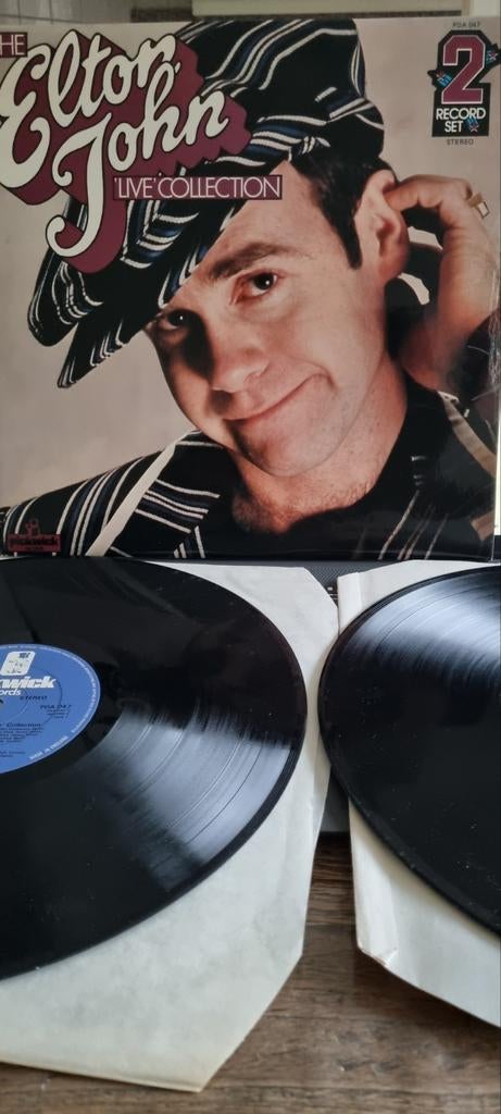 Elton John - Live Collection (2LP, Pickwick PDA 047), Dubbel-LP, Ophalen of Verzenden, Gebruikt, 12 inch