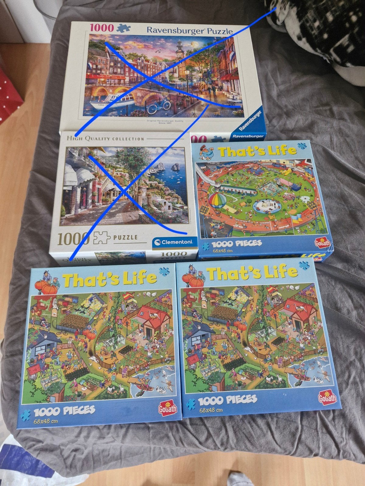 puzzels, Ophalen, 500 t/m 1500 stukjes, Gebruikt, Legpuzzel